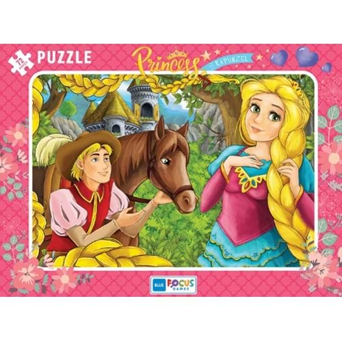 Blue Focus Princess Rapunzel - Puzzle 72 Parça