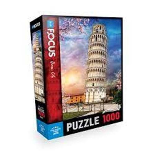 1000 Parça - Pisa Leaning Tower (Pisa Kulesi)