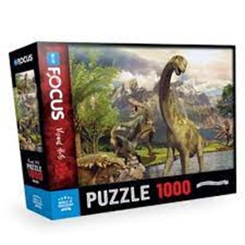 1000 Parça - World Of Dinosaurs (Dinozorların Dünyası)