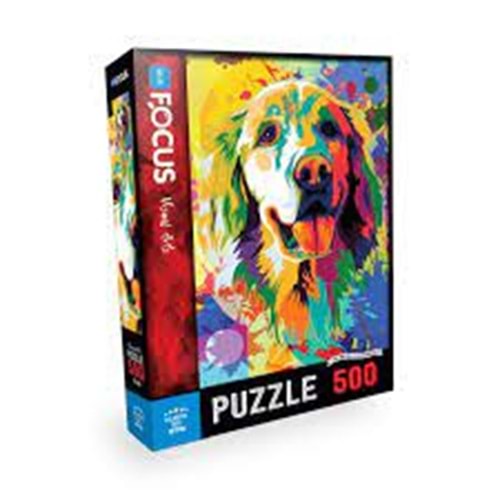 500 Parça-Colorful Dog