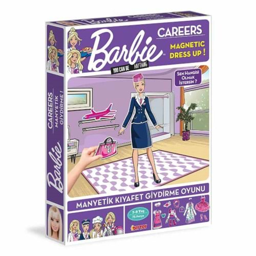 Diytoy Barbie Kıyafet Giydirme Oyunu Meslekler