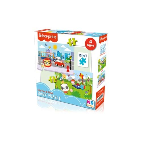 Fisher-Price Baby Puzzle City Fun & Picnic
