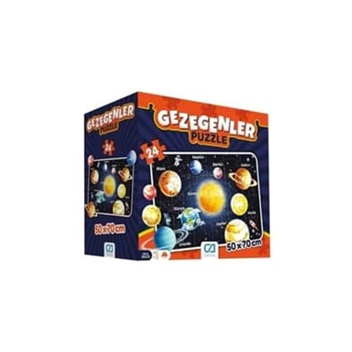 Gezegenler Eğitici Puzzle