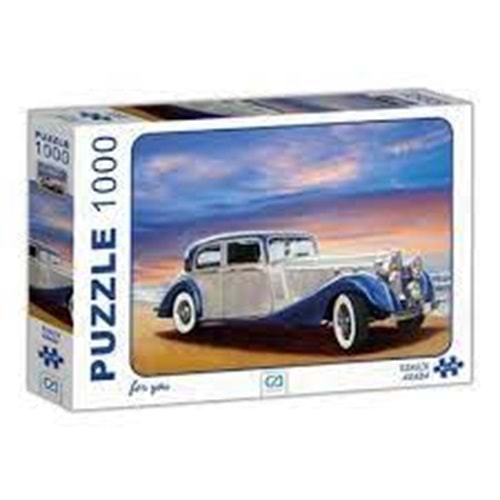 Klasik Araba Puzzle 1000 Parça