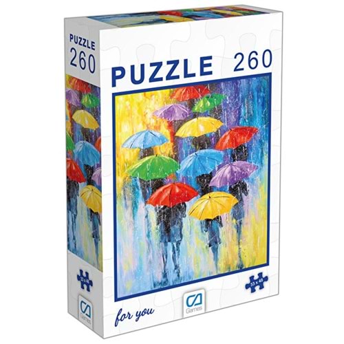 Şemsiyeler Puzzle 260 Parça