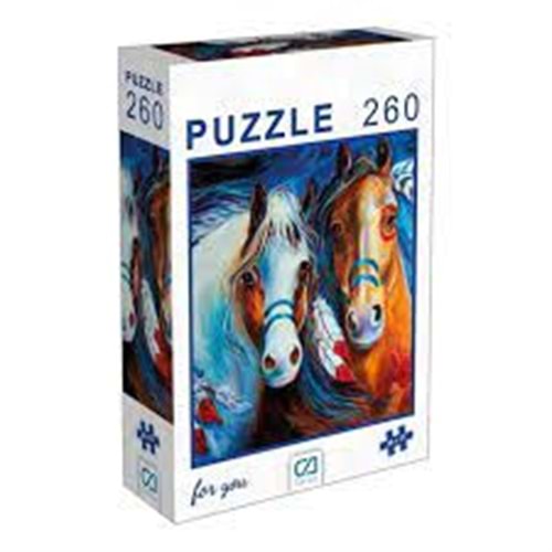 Atlar Puzzle 260 Parça