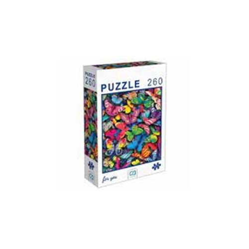 Kelebekler Puzzle 260 Parça