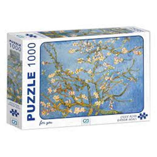 Çiçek Açan Badem Ağacı 1000 Parça Puzzle