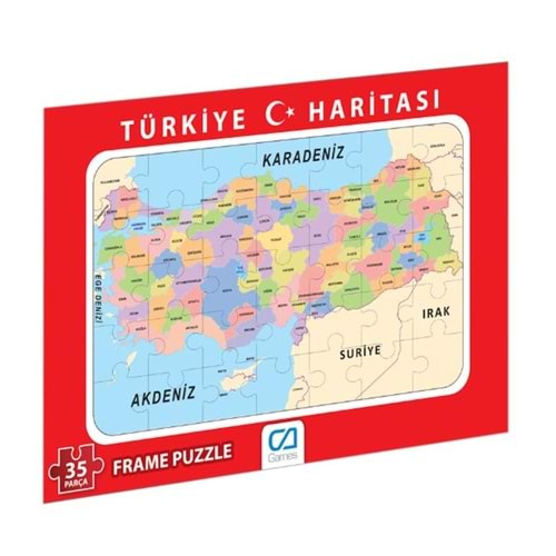 CA Games Türkiye Haritası Frame Puzzle