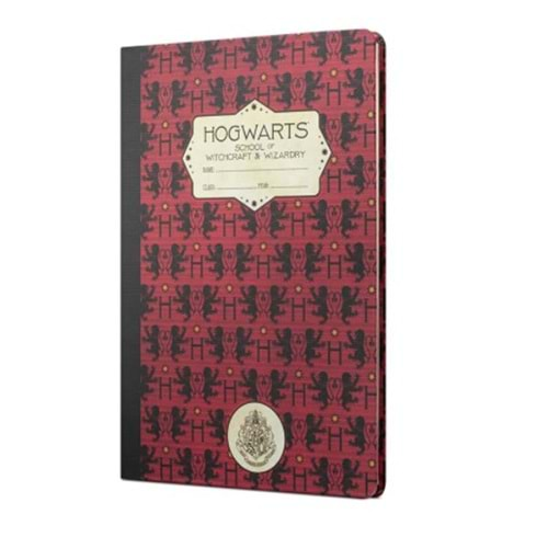 Harry Potter Hogwarts Gryffindor Sert Kapak Butik Defter Kırmızı