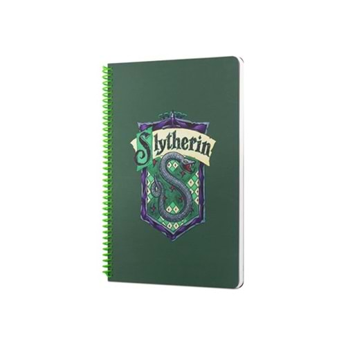 Harry Potter Slytherin Spiralli Defter Yeşil