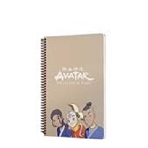 Avatar Katara Sokka Aang Spiralli Defter Krem