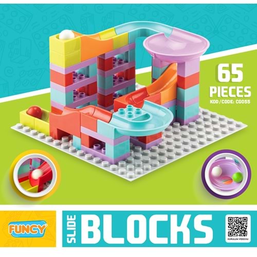 Slide Blocks 65 Parça