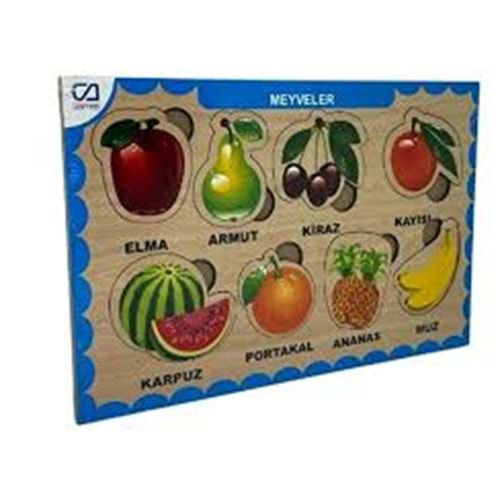 Ca Games Ahşap Puzzle Meyveler 19X29