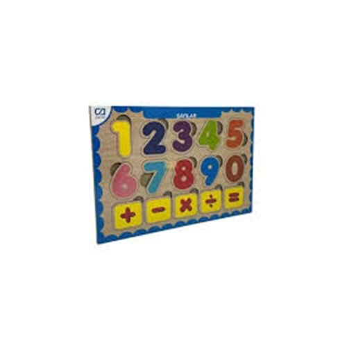 Ca Games Ahşap Puzzle Sayılar 19X29