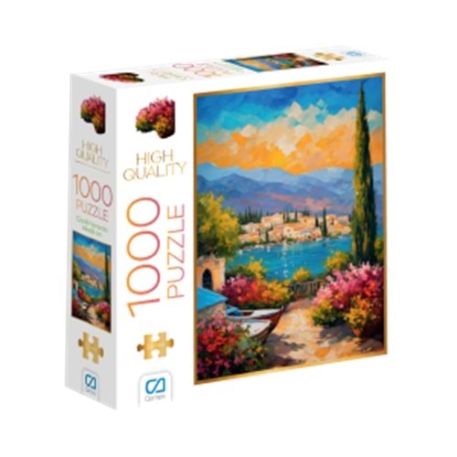 CA 1000 Parça Puzzle Çiçekli Veranda