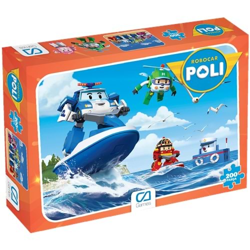 Robocar Puzzle 200 Parça