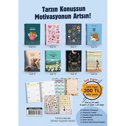 MOTİVASYON AJANDAM /G.YILDIZLARI