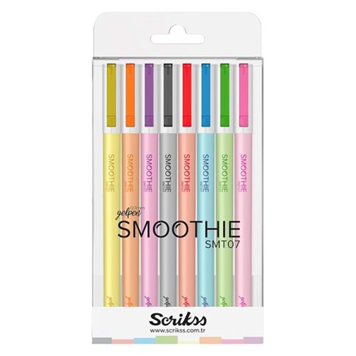 Scrikss Smoothie Jel Kalem 0.7mm Mor 40 Lı