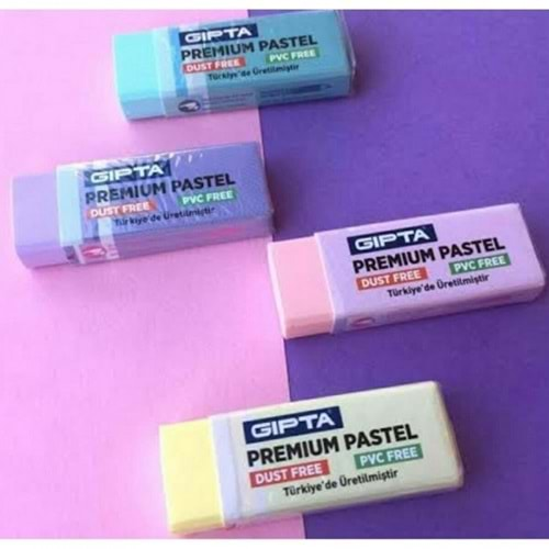 Gıpta K2510 Silgi 20 li Dust Free Premium Pastel 4 Renk