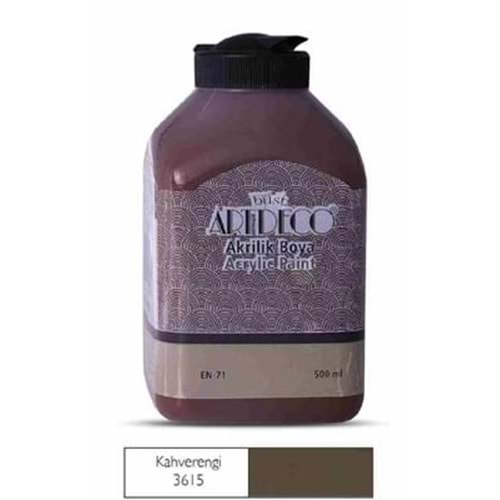 Artdeco 500 Ml Akrilik Boya Kahverengi 70l-3615