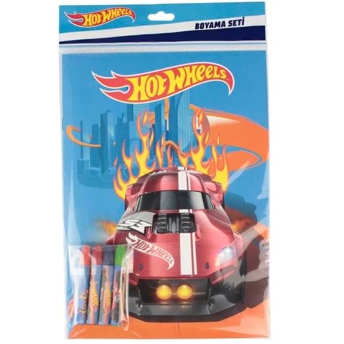 Hot Wheels Boyama Kitabı Seti