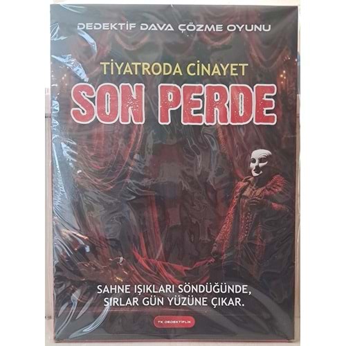 Dava Çözme Oyunu Tiyatroda Cinayet Son Perde
