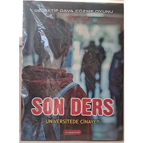 Dava Çözme Oyunu Son Ders Üniversitede Cinayet