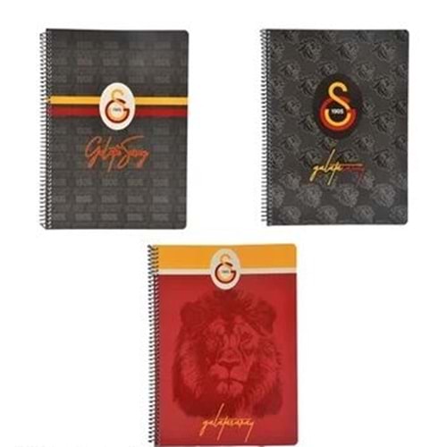 Galatasaray Defter Spiralli Karton Kapak A4 72 Yp. Kareli