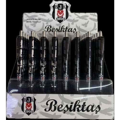 Beşiktaş Versatil Kalem Metal Touch 0,7 MM 40 Lı Stant