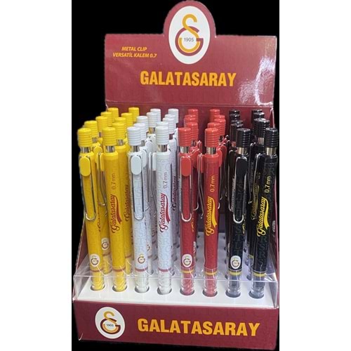 Galatasaray Versatil Kalem Metal Clip 0,7 mm 40 lı