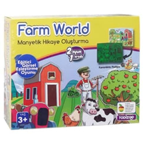 Samatlı Oyuncak Farm World Manyetik Hikaye