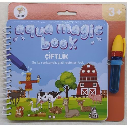 Lino Aqua Magic Book Çiftlik (Sihirli Boyama Kitabı)