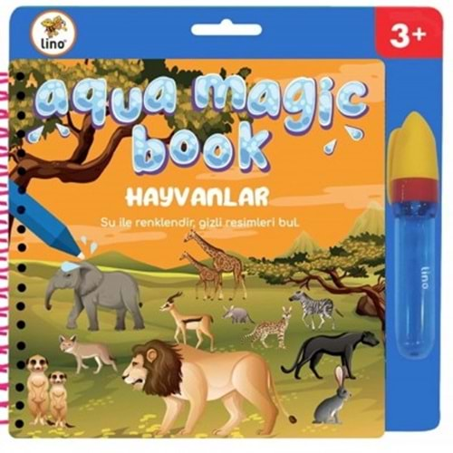 Lino Aqua Magic Book (Sihirli Boyama Kitabı) HAYVANLAR