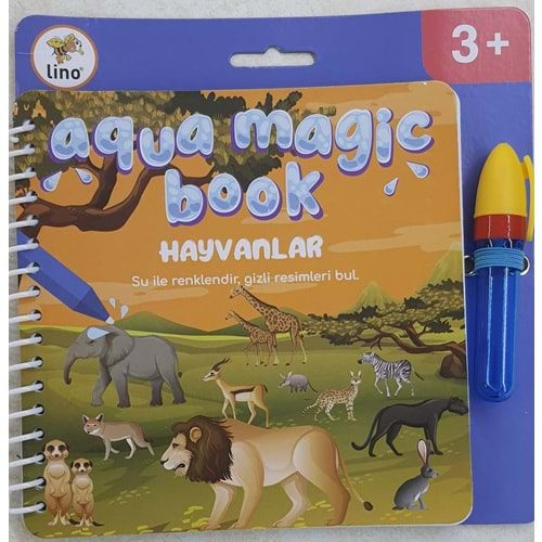 Lino Aqua Magic Book Hayvanlar (Sihirli Boyama Kitabı)