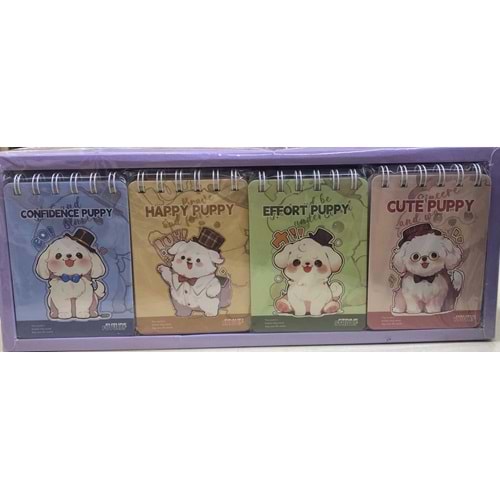 Taros 8292 Unıck Color Cute Puppy Not Defteri