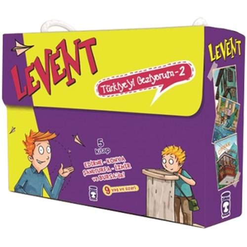 Levent Türkiyeyi Geziyorum 2 Set - (5 Kitap)