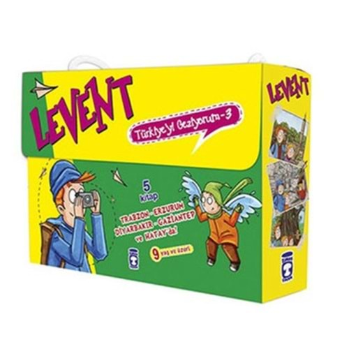 Levent Türkiyeyi Geziyorum 3 Set - (5 Kitap)