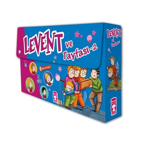 Levent ve Tayfası 2 Set - (5 Kitap)