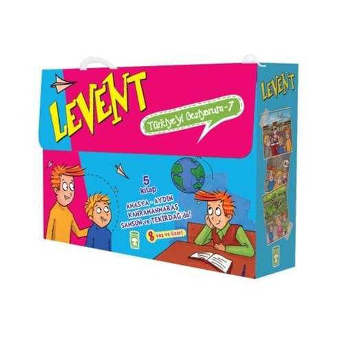 Levent Türkiyeyi Geziyorum 7 Set - (5 Kitap )