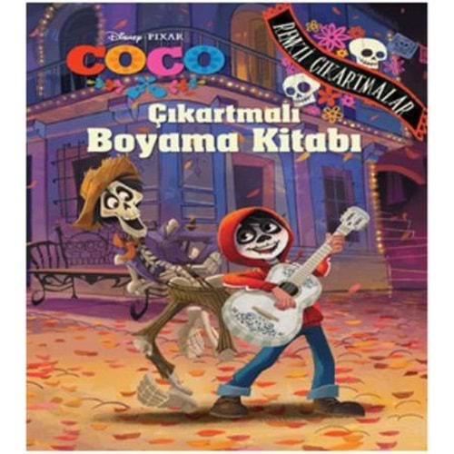 Disney Coco Çıkartmalı Boyama Kitabı