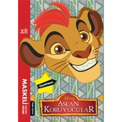 Disney Aslan Koruyucular Maskeli Boyama Kitabı