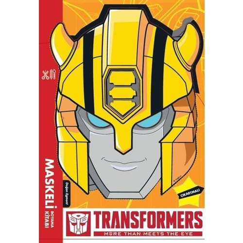 Transformers Maskeli Boyama Kitabı