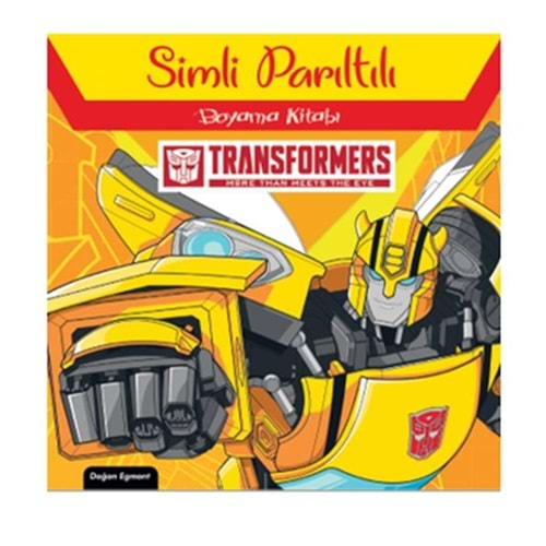 Transformers Simli Parıltılı Boyama Kitabı