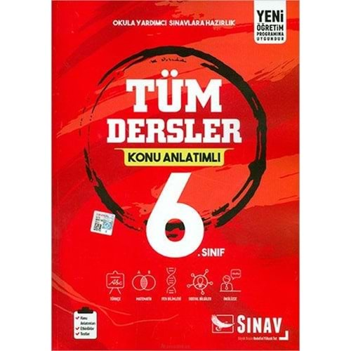 Sınav Yayınları 6.Sınıf-Tüm Dersler Konu Anlatımlı