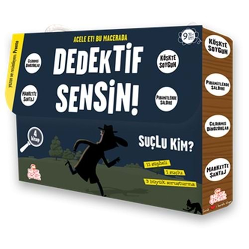 Dedektif Sensin Serisi (4 Kitap) /Nesil Çocuk