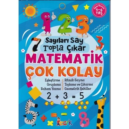 Sayıları Say Topla Çıkar Matematik Çok Kolay 5 6 Yaş