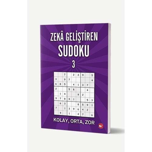 Zeka Geliştiren Sudoku 3 Kolay Orta Zor