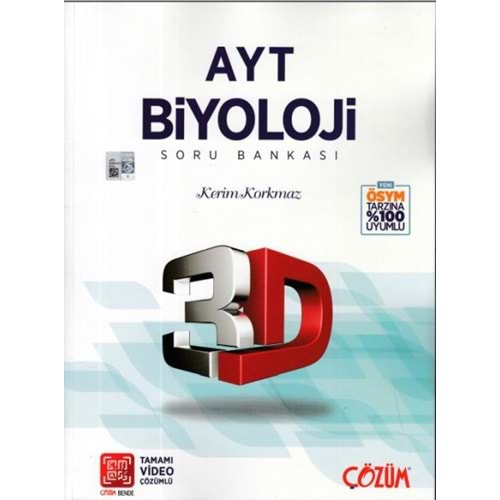 Ayt 3D Biyoloji Soru Bankası