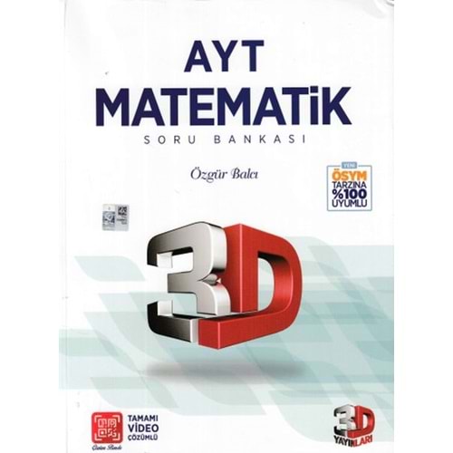 Ayt 3D Matematik Soru Bankası